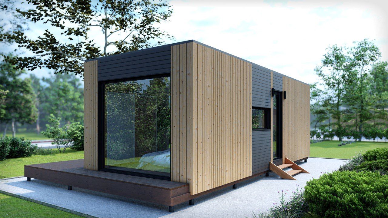 Tiny House - Modulhaus - Minihaus, Fertighaus - 29 m² ...